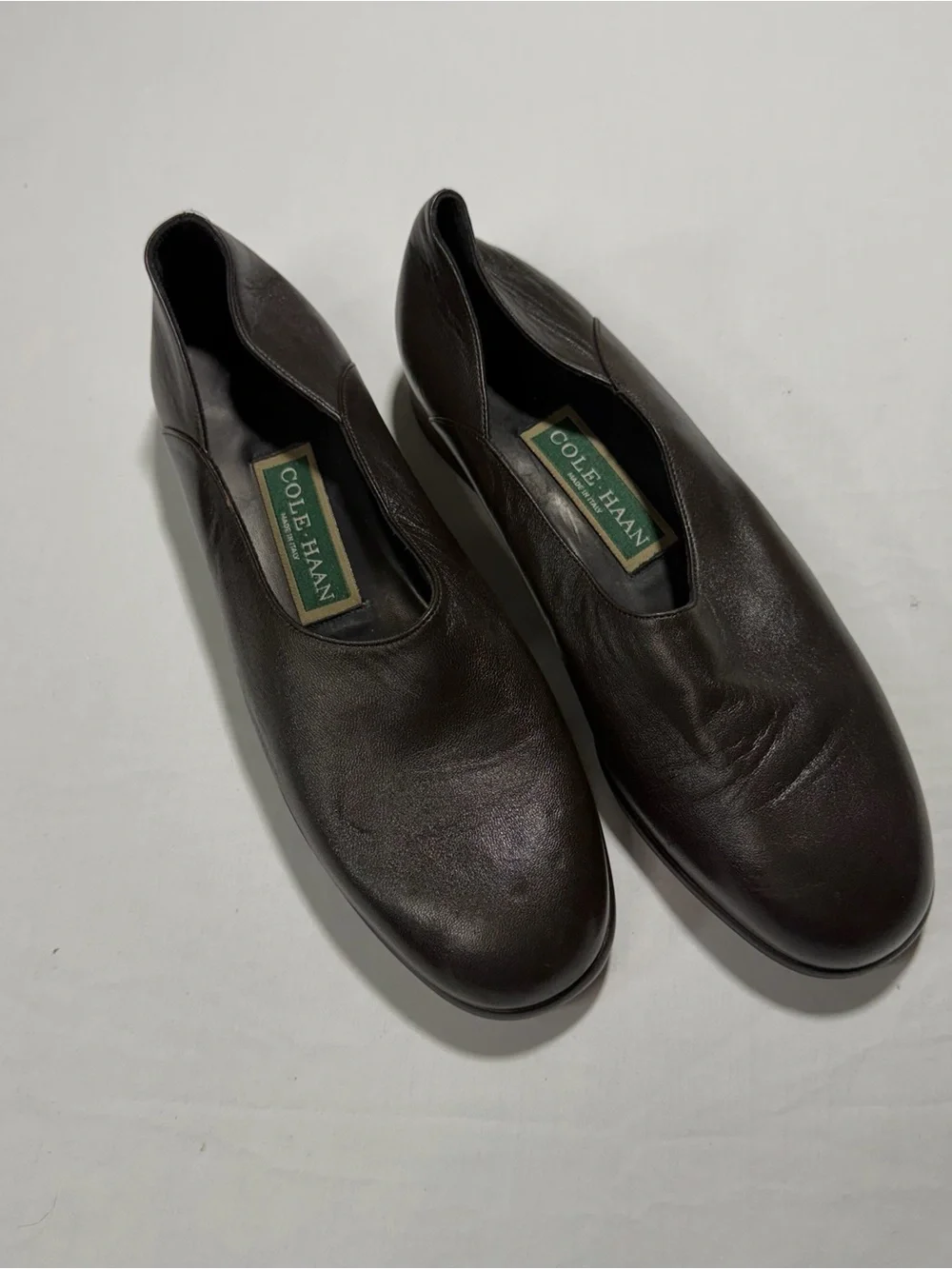 vintage Cole Haan slipon made in Italy